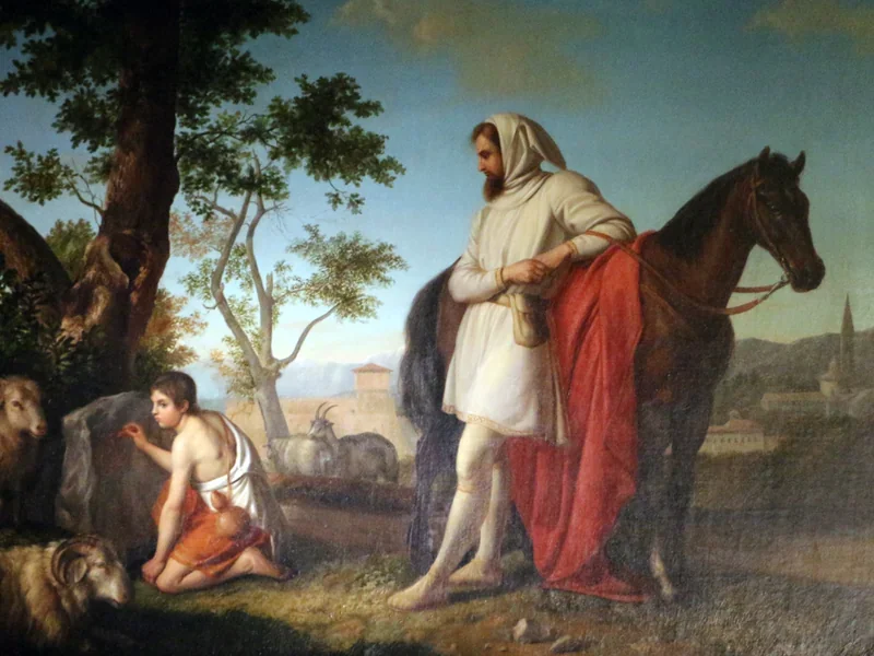 1820-Gaetano Sabatelli - Cimabue e Giotto, 1846